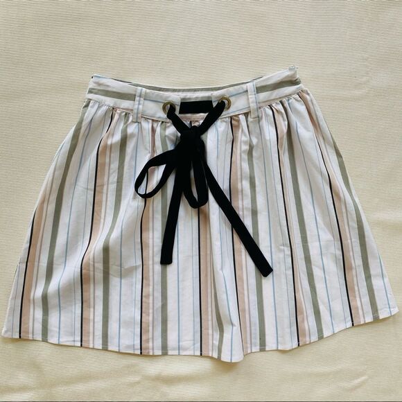 After Market Womens Skirt Short Striped Tie Small - Picture 1 of 4
